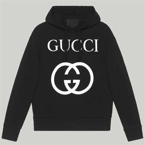 black gucci hoodie cheap|authentic gucci hoodie black medium.